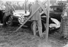 Jaguar C Type (XKC001) at Goodwood 1951. Moss's car