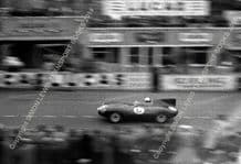 Jaguar D Type. Ivor Bueb At Speed Le Mans 1955 (1st) (a)
