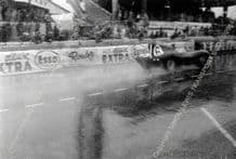 Jaguar D Type. Mike Hawthorn At Speed Le Mans 1955 (1st) (b)