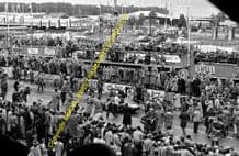 Jaguar D Types Hawthorn/ Bueb (1st)  after finish Le Mans 1955