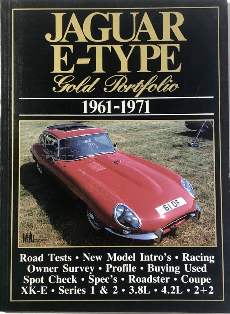 JAGUAR E -TYPE Gold Portfolio 1961-1971 Brooklands Books