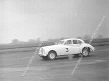 Jaguar MkVII Ian Appleyard at Silverstone 1954 British GP meeting