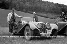 Jaguar SS100 143 (CTF 358) Harry Bolton Scottish Rally 1938