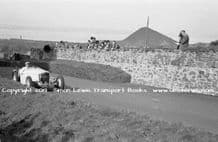 Jaguar SS100 DUU745 photo.Unknown driver(maybe R H A Adam). Bo'Ness Hillclimb 1938