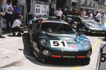 JAGUAR XJ220 Cars 51 & 50 Le Mans pits 1993