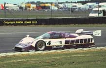 Jaguar XJR11 TWR Silk Cut Wallace/Lammers Silverstone Group C 1990. photo 10x7