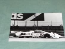 JAGUAR XJR6LM Silk Cut. Cheever. Le Mans 1986. original 5x7" period photo