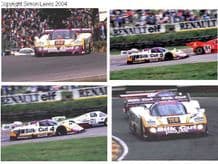 Jaguar XJR8 Silk Cut Group C 1987 Brands Hatch (set)