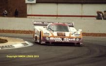 Jaguar XJR8 TWR Silk Cut John Watson Silverstone Group C 1987. photo 10x7"