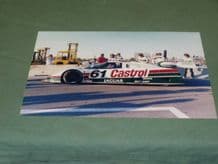 JAGUAR XJR9 IMSA Lammers/Jones Miami Pits c.1988 12x8" photo