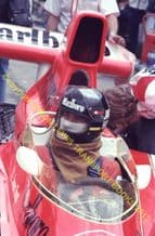 James Hunt McLaren M23 On Grid Brazil GP 1976  10x7" photo