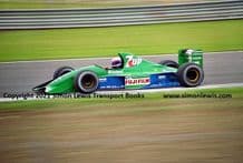 JORDAN 191. Bertrand Gachot. photo. British GP 1991