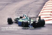JORDAN 191. Bertrand Gachot. photo. Monaco GP 1991