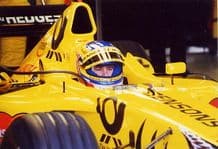 Jordon EJ10 Jarno Trulli. Silverstone pit March 2001 (b)