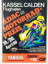Kassel-Calden (Germany) 1980 April 20 Motorcycle Racing programme