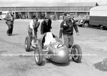 Kieft 500cc F3 Stirling Moss Silverstone paddock 1951