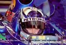 KIMI RAIKKONEN Sauber C20  cockpit. Silverstone testing 2001