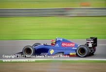 LAMBORGHINI 291 F1 . Eric van der Poele . photo. British GP practice 1992