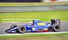 LAMBORGHINI 291 F1 . Nicola Larini . photo. British GP practice 1992