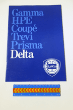 LANCIA DELTA 1987 original brochure. 8 page A4 GT1600/1300/1300 auto