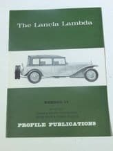 Lancia Lambda : The (Profile Publications Number 44)