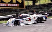 Lancia LC2 - Ferrari  Group C. Photo. Wolleck/Barilla Brands 1000kms 1984