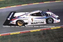 Lancia LC2 - Ferrari  Group C. Photo. Wolleck/DeCesaris/Baldi Brands 1000kms 1985