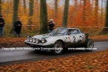 Lancia Stratos . Bjorn Waldegard 1975 RAC Rally. 10x7" photo