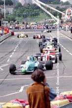 Leyton House March 90B photo  Paul Warwick.  1990 Birmingham Superprix F3000 (b)