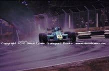 Leyton House March 90B photo  Paul Warwick.  1990 Brands Hatch F3000 (d)