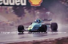 Leyton House March 90B photo  Paul Warwick.  1990 Brands Hatch F3000 (e)