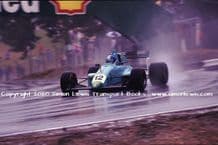 Leyton House March 90B photo  Paul Warwick.  1990 Brands Hatch F3000 (f)