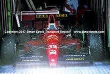 LIFE W12 F1 Bruno Giacomelli British GP photo in transporter
