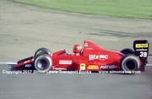 LIFE W12 F1 Bruno Giacomelli British GP pre qualifying photo (A)