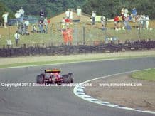 LIFE W12 F1 Bruno Giacomelli British GP pre qualifying photo (B)