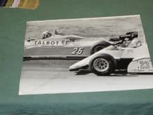 LIGIER JS17B Cheever & Alfa 182 Giacomelli 1982 British GP. Period 12x8" photo