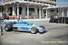 Ligier JS7  Jacques Lafitte 1977 Long Beach GP