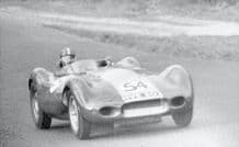 Lister Jaguar. Archie Scott-Brown Oulton 1957. 10x7" Photo