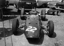 Lola Mk4 - Climax V8 F1. Bob Anderson's car. Silverstone paddock 1963 British GP
