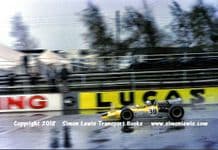 LOLA T190 F5000 (Frank Gardner)photo.  Silverstone Daily Express 1970