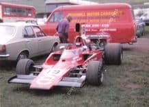 Lola T330 Brian McGuire Mallory Park F5000 1975 paddock photo