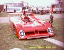 LOLA T530 (ex Foulston) Alan Fowler. Castle Combe Formula Libre race 1984 7x5" photo