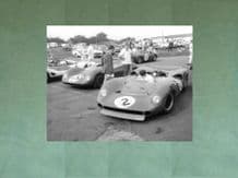 LOLA T70 Hugh Dibley Castle Combe Aug 21 1966 8x8" photo