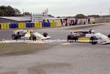 Lola T88/50 (Claudio Langes) & March 88B(David Hunt) . Photo. Le Mans F3000 1988