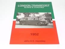 LONDON TRANSPORT BUSES AND COACHES 1952 (Hambley 1993)