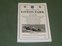 LOTON PARK Hillclimb 2006 April 17 programme