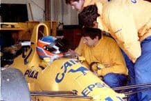 Lotus 101 Judd Donnely 1989 Silverstone test (b)