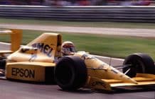 Lotus 101 Judd Nakajima action photo Italian GP 1989