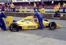 Lotus 101 Judd Nelson Piquet 1989 Silverstone test