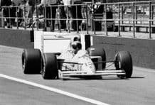 Lotus 102 Donnelly pitlane British GP 1990